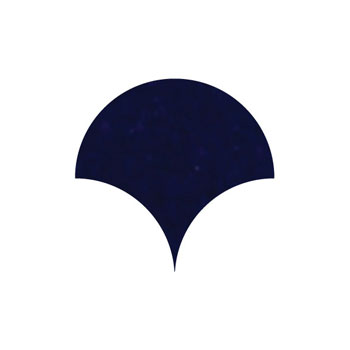 Mosaic House Moroccan tile Fleurs Loose 3 Midnight Blue  solid zellige, mosaic, zellij, loose, size, glaze 